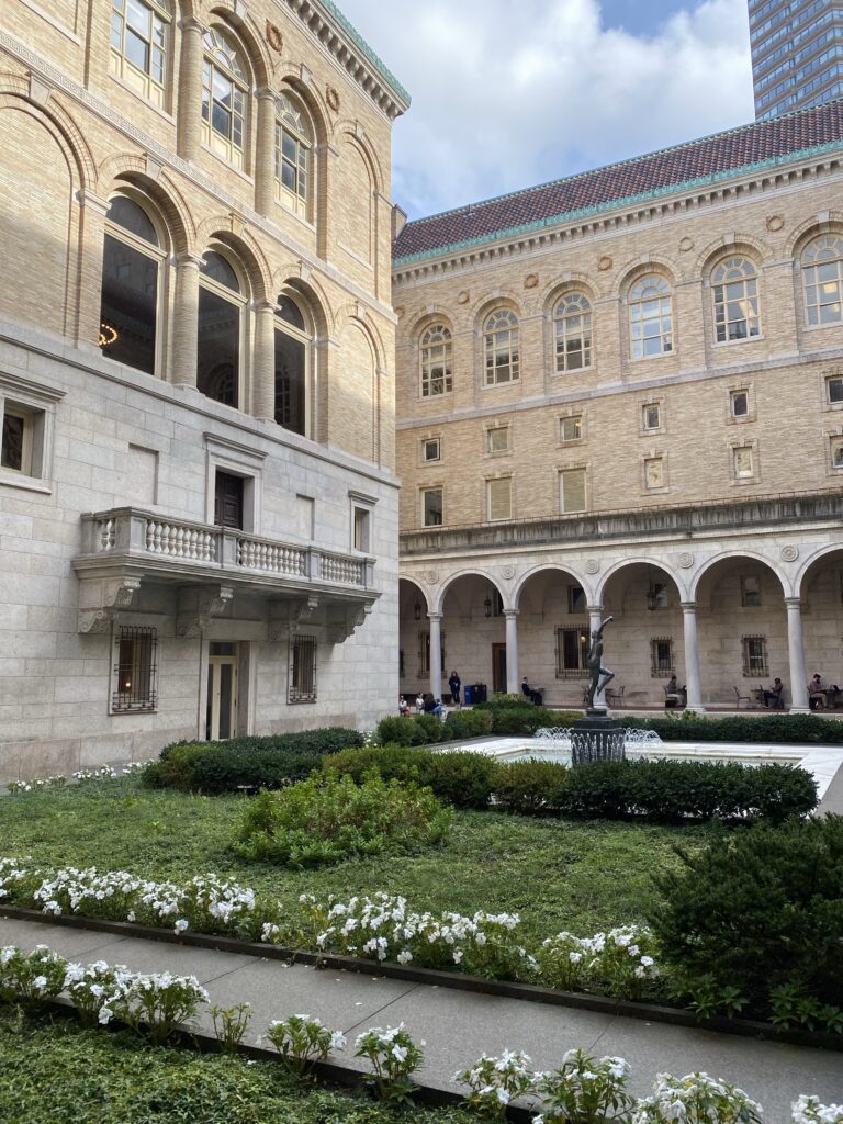 boston public library venue